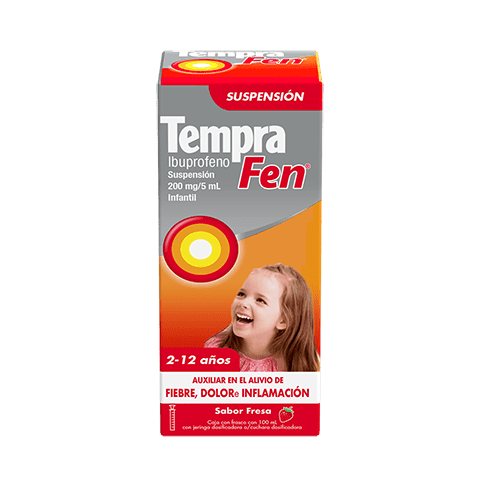 Para el Alivio de Fiebre y  dolor Tempra Fen® Ibuprofeno